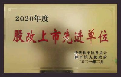 2020年度股改上市先進(jìn)單位